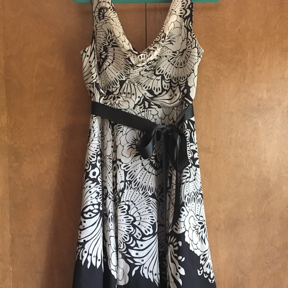 Grey & Black cocktail dress